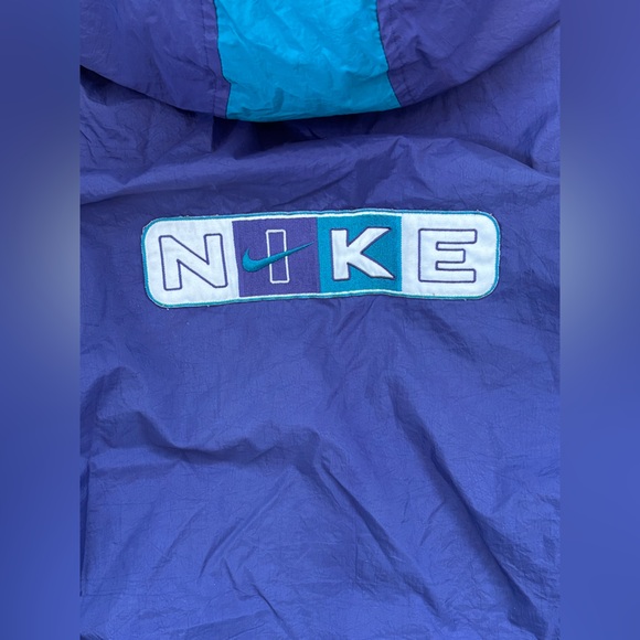 Rare Vintage 90s Nike Hooded Insulated Jacket - White Tag Era - Picture 12 of 13